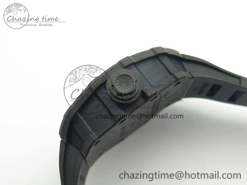 RM035-01 FC Case KVF Best Edition Skeleton Dial Black Crown On Rubber Strap MIYOTA8215 V2