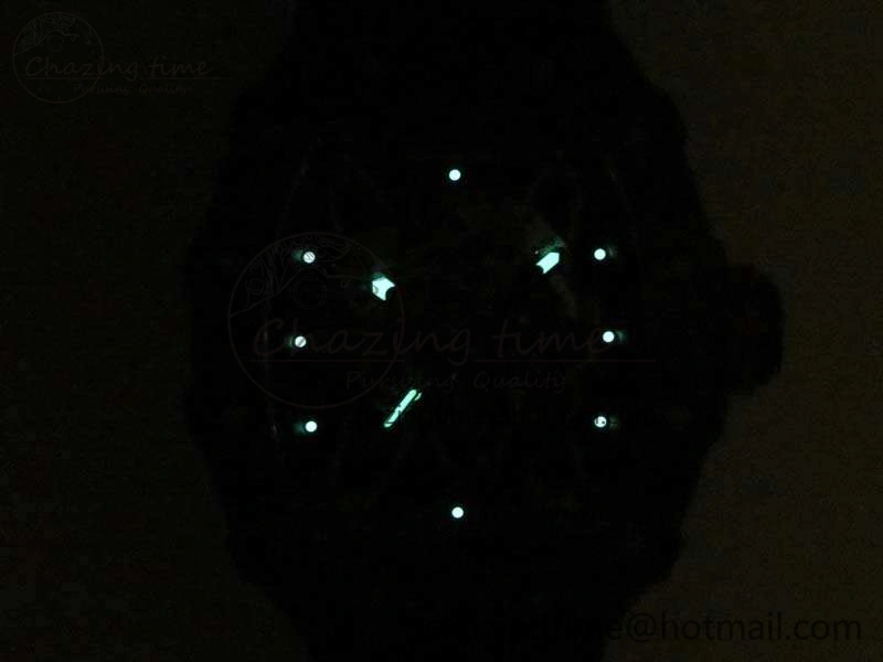 RM035-01 FC Case KVF Best Edition Skeleton Dial Black Crown On Rubber Strap MIYOTA8215 V2