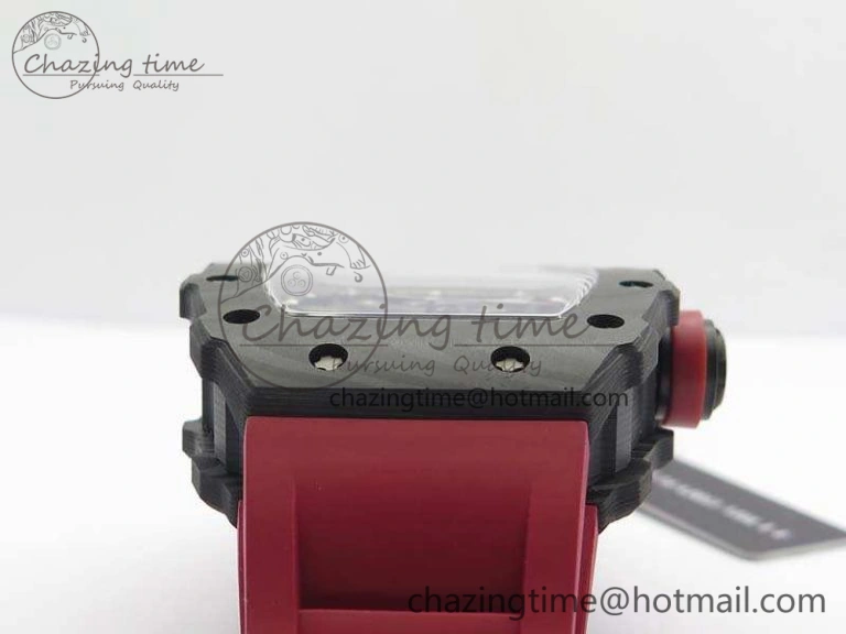 RM035-01 FC Case KVF Best Edition Skeleton Dial Red Crown On Rubber Strap MIYOTA8215 V2