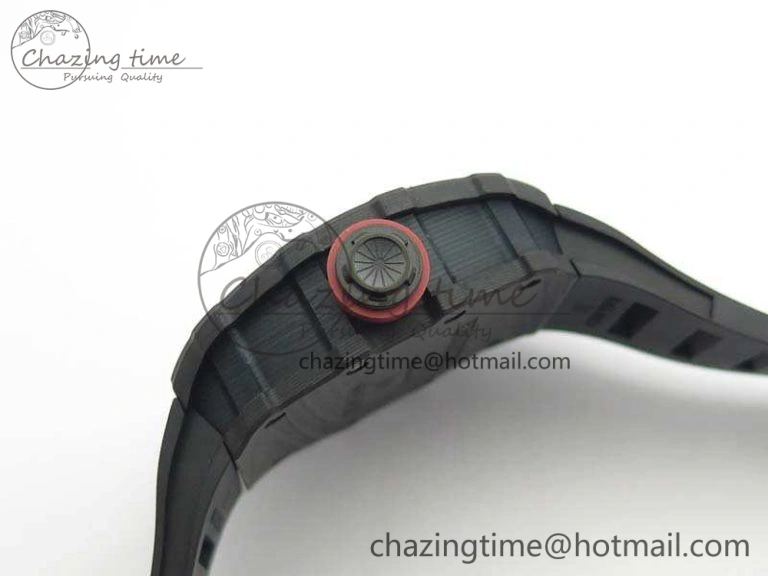 RM035-01 FC Case KVF Best Edition Skeleton Dial Red Crown On Rubber Strap MIYOTA8215 V2