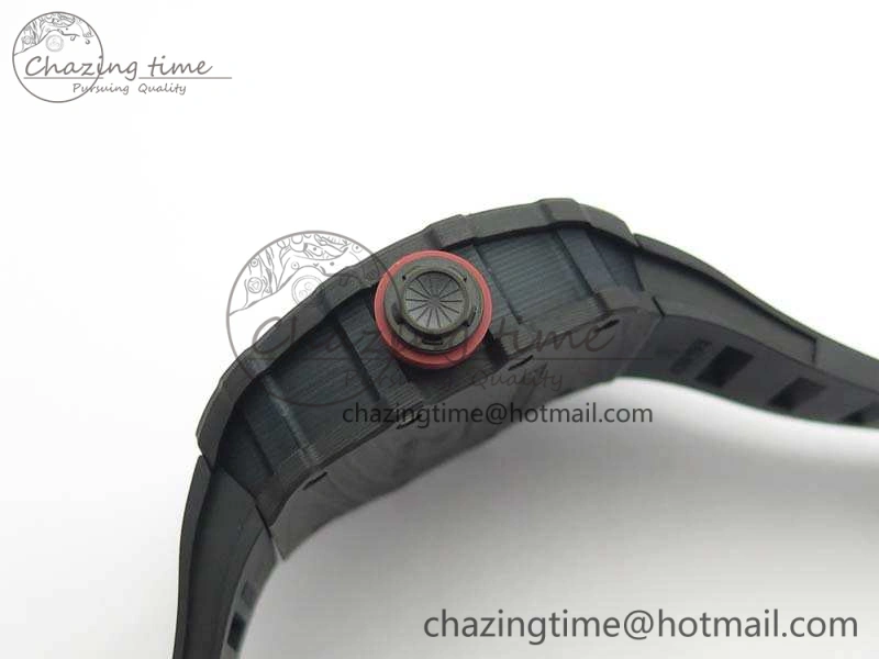 RM035-01 FC Case KVF Best Edition Skeleton Dial Red Crown On Rubber Strap MIYOTA8215 V2