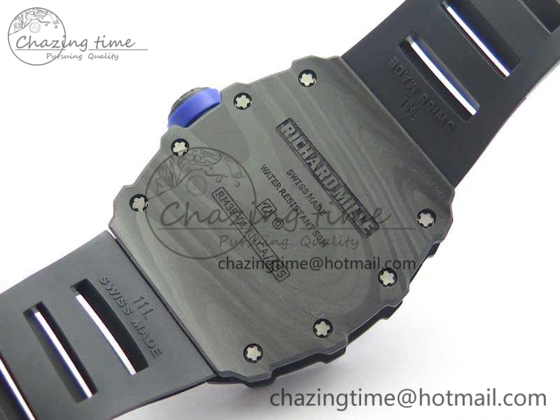 RM035-01 PSG FC Case KVF Best Edition Skeleton Dial On Rubber Strap MIYOTA8215 V2