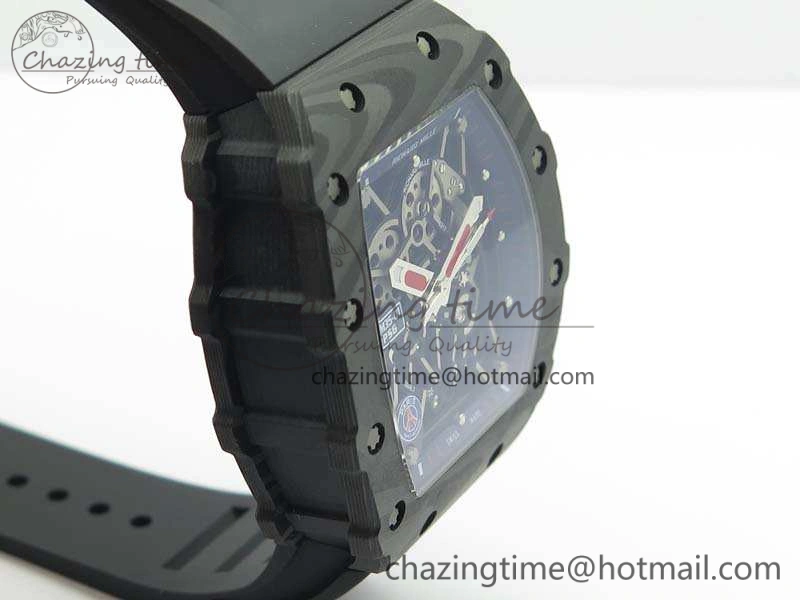 RM035-01 PSG FC Case KVF Best Edition Skeleton Dial On Rubber Strap MIYOTA8215 V2