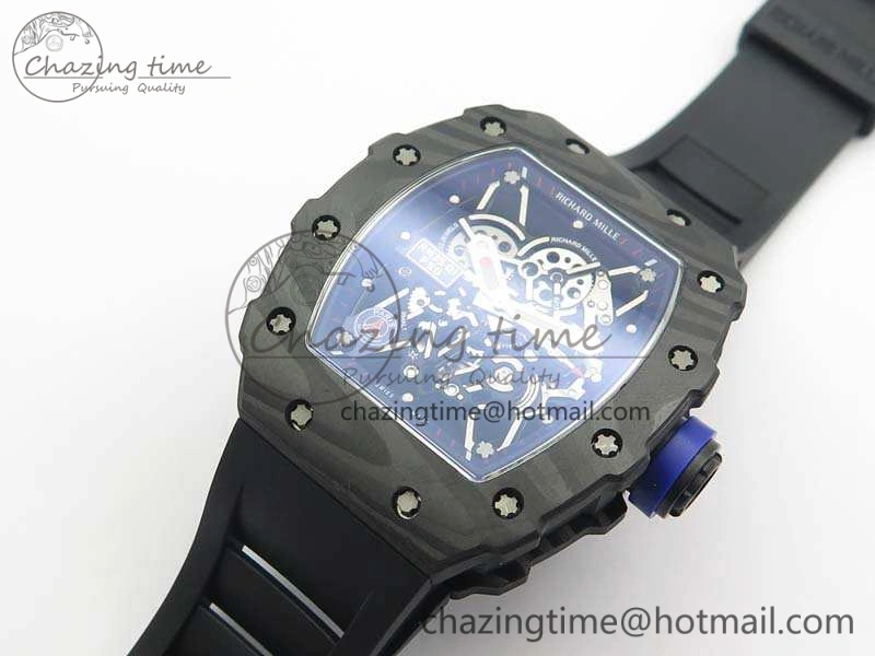 RM035-01 PSG FC Case KVF Best Edition Skeleton Dial On Rubber Strap MIYOTA8215 V2