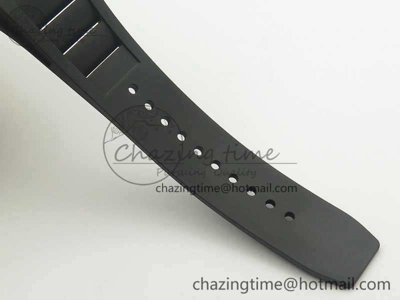 RM035-02 Americas Ceramic RG Case KVF Best Edition Skeleton Dial on Black Rubber Strap MIYOTA8215
