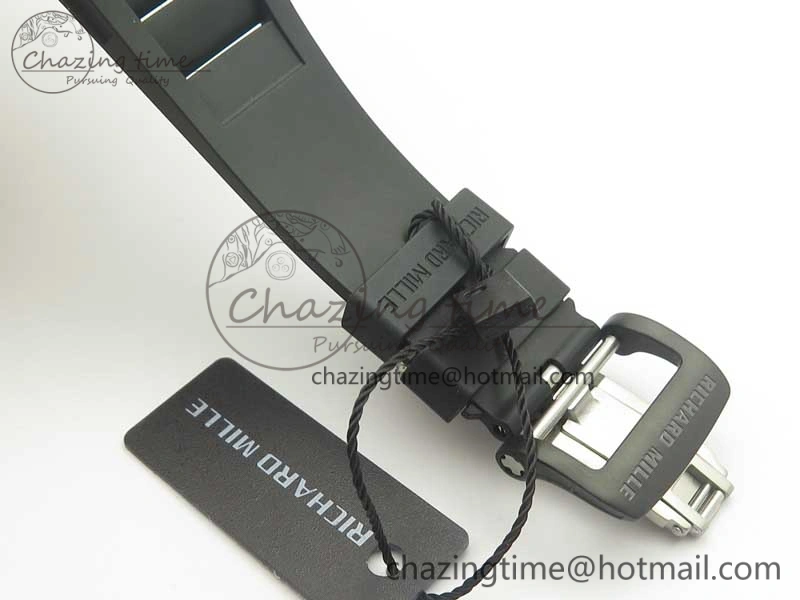 RM035-02 Americas Ceramic RG Case KVF Best Edition Skeleton Dial on Black Rubber Strap MIYOTA8215