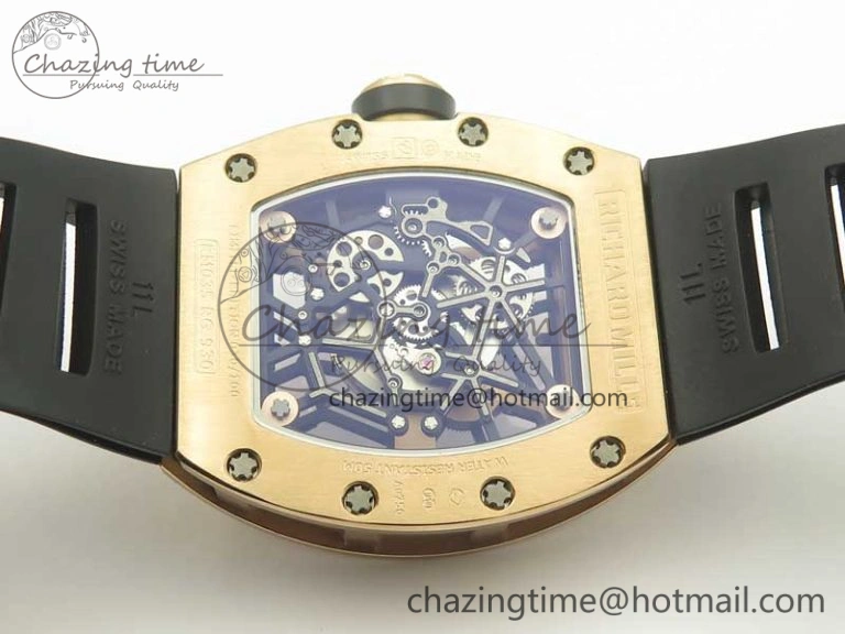 RM035-02 Americas RG KVF Best Edition Skeleton Dial on Rubber Strap MIYOTA8215