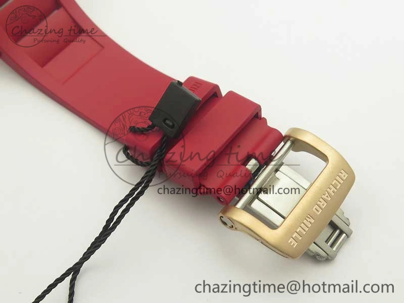 RM035-02 Americas RG KVF Best Edition Skeleton Dial on Rubber Strap MIYOTA8215
