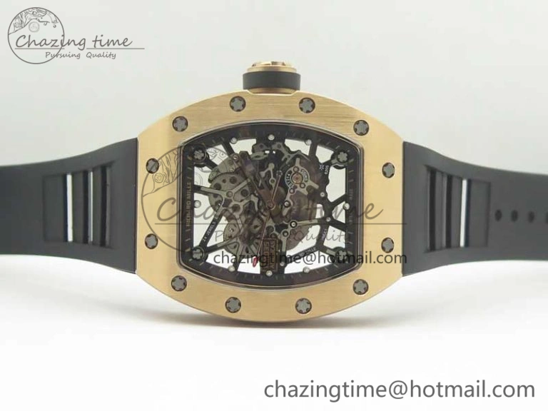 RM035-02 Americas RG KVF Best Edition Skeleton Dial on Rubber Strap MIYOTA8215
