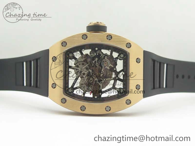 RM035-02 Americas RG KVF Best Edition Skeleton Dial on Rubber Strap MIYOTA8215