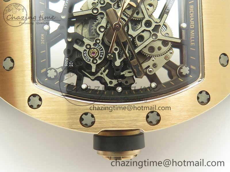 RM035-02 Americas RG KVF Best Edition Skeleton Dial on Rubber Strap MIYOTA8215