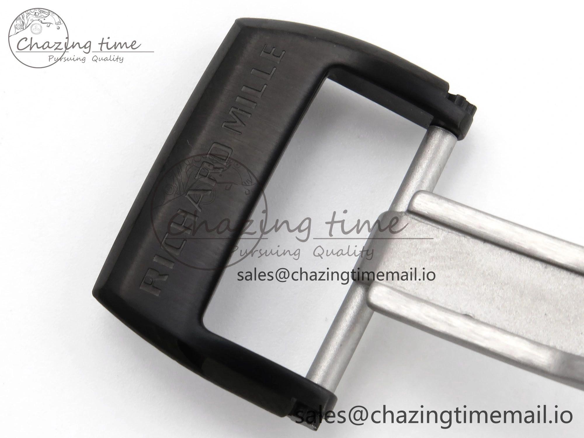 RM035-02 Black Carbon T+F Best Edition Skeleton Dial on Black Rubber Strap Clone RMUL3