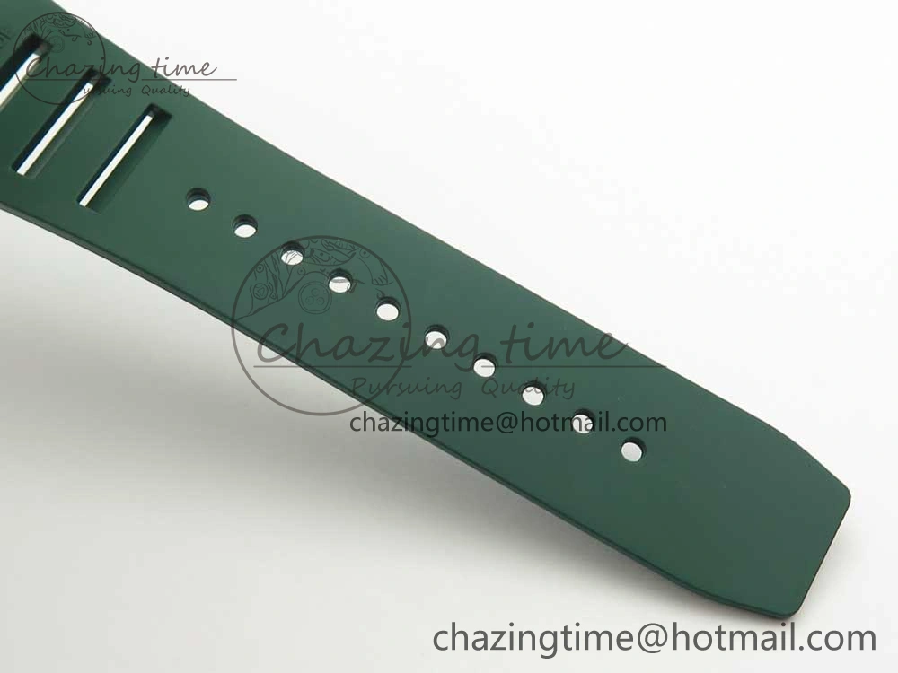 RM035-02 Forge Carbon Titanium Case KVF Best Edition Skeleton Dial Green on Green Rubber Strap MIYOTA8215