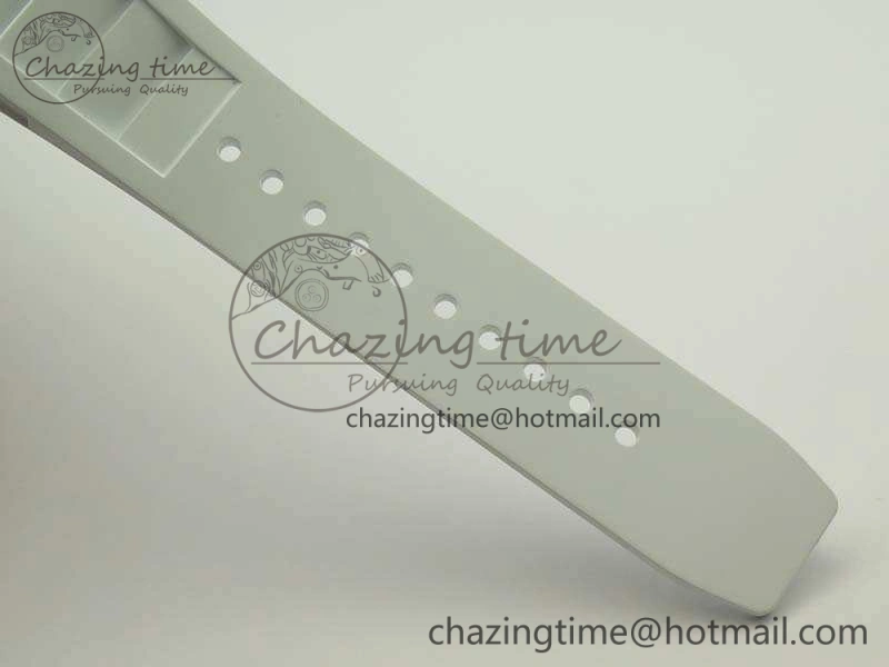 RM035-02 Forged Carbon Case KVF Best Edition Skeleton Dial On White Rubber Strap MIYOTA8215 V2