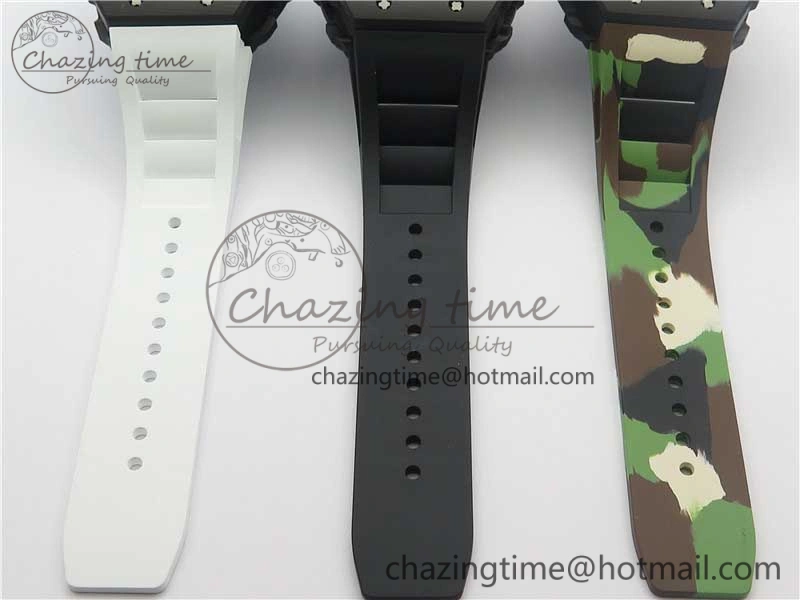 RM035-02 KVF Best Edition Skeleton Dial Red on Rubber Strap MIYOTA8215 V3