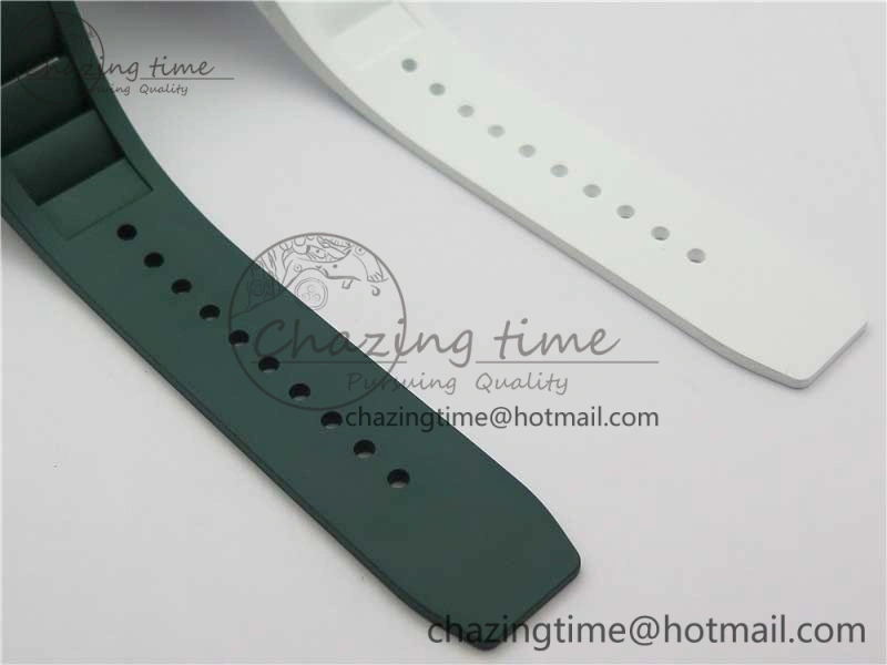 RM035-02 KVF Best Edition Solid Caseback Skeleton Dial Red on Rubber Strap MIYOTA8215 V3