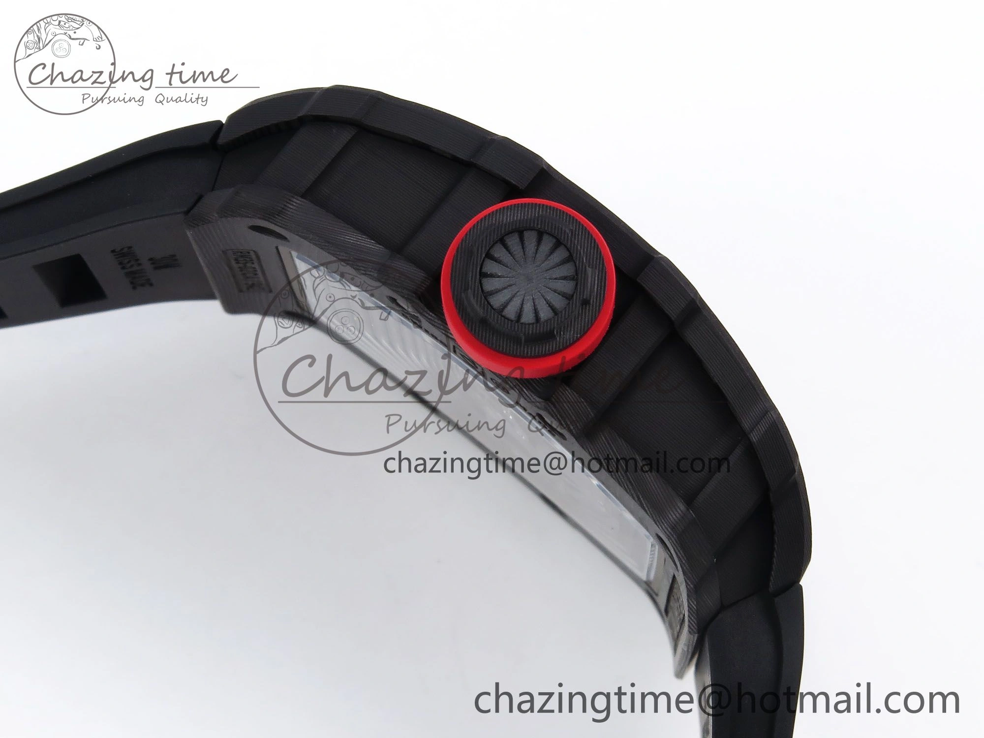 RM035-02 NTPT ZF 1:1 Best Edition Skeleton Dial on Black Rubber Strap RMAL1 Super Clone V6