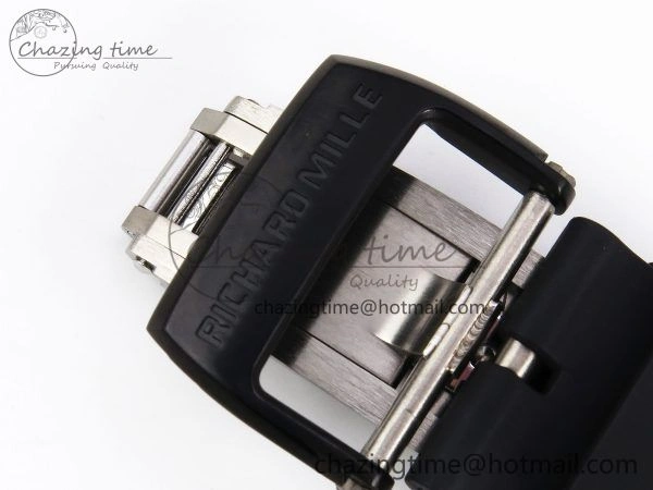 RM035-02 NTPT ZF 1:1 Best Edition Skeleton Dial on Black Rubber Strap RMAL1 Super Clone V6