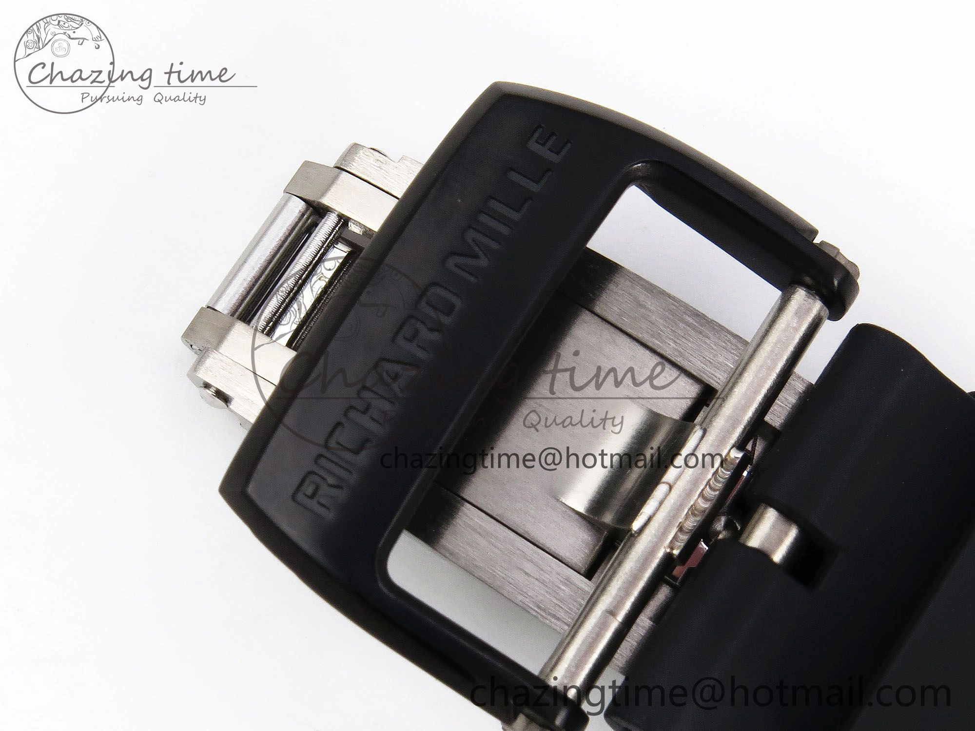 RM035-02 NTPT ZF 1:1 Best Edition Skeleton Dial on Black Rubber Strap RMAL1 Super Clone V6