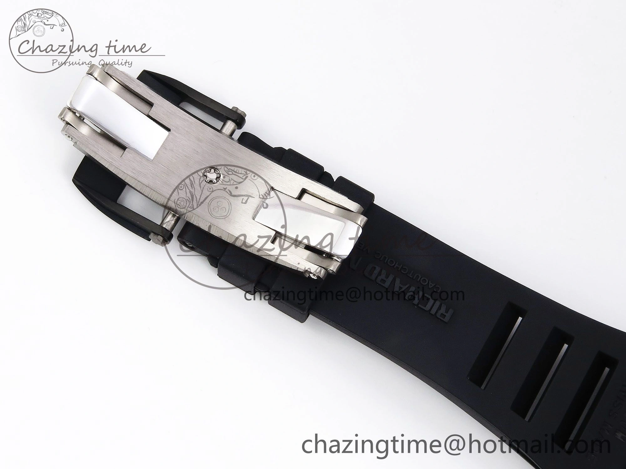 RM035-02 NTPT ZF 1:1 Best Edition Skeleton Dial on Black Rubber Strap RMAL1 Super Clone V6