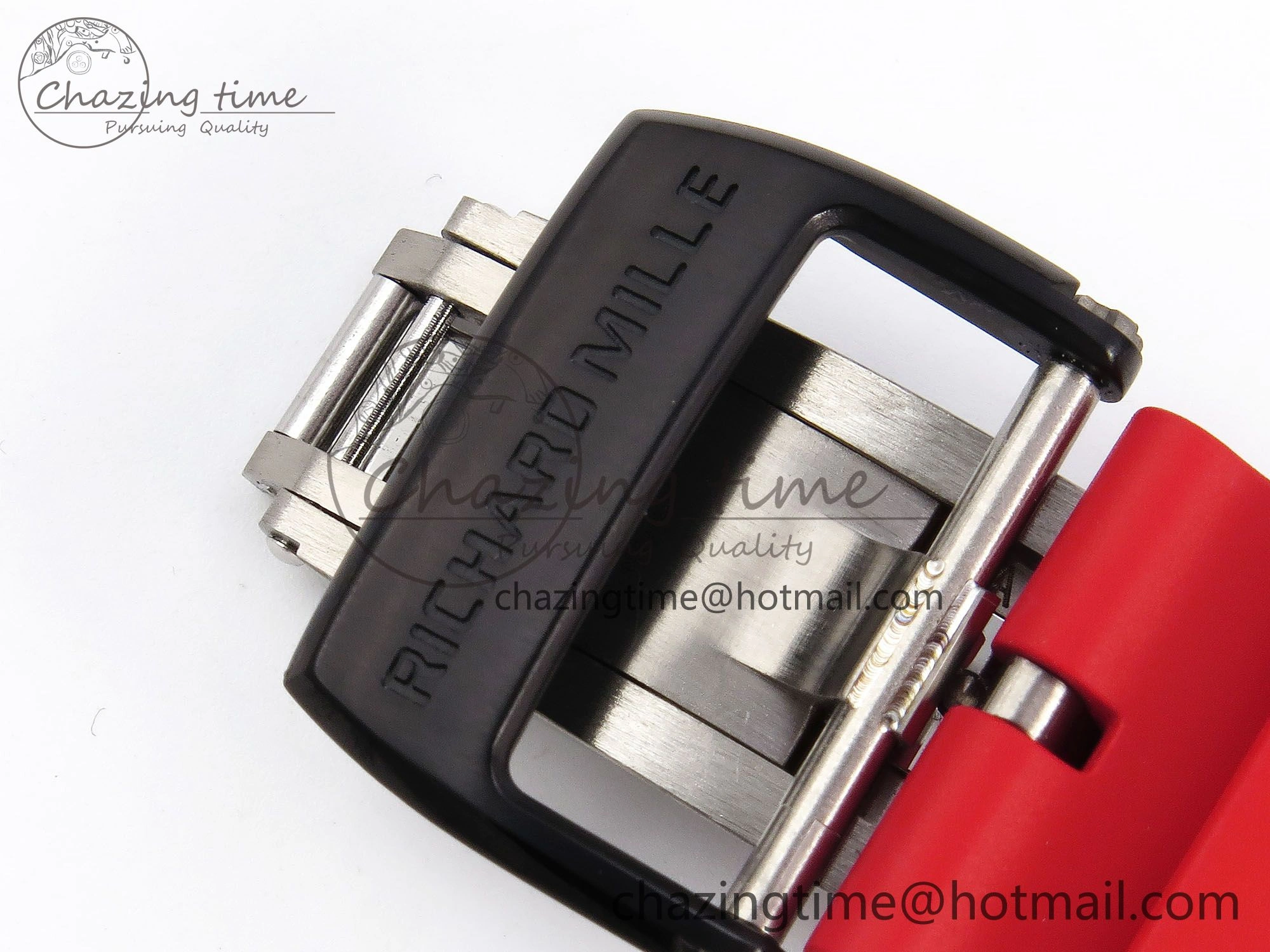 RM035-02 NTPT ZF 1:1 Best Edition Skeleton Dial on Red Rubber Strap RMAL1 Super Clone V6