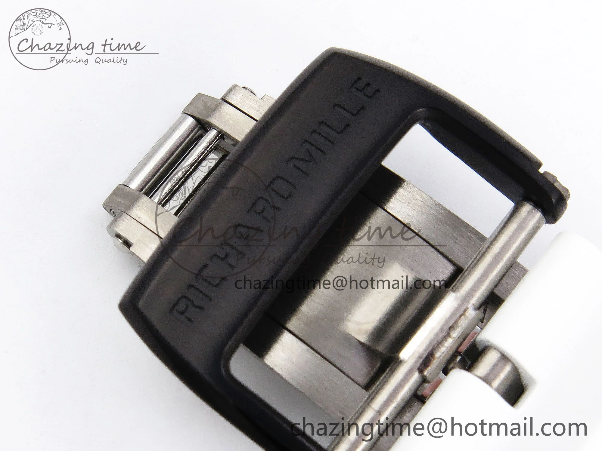 RM035-02 NTPT ZF 1:1 Best Edition Skeleton Dial on White Rubber Strap RMAL1 Super Clone V6