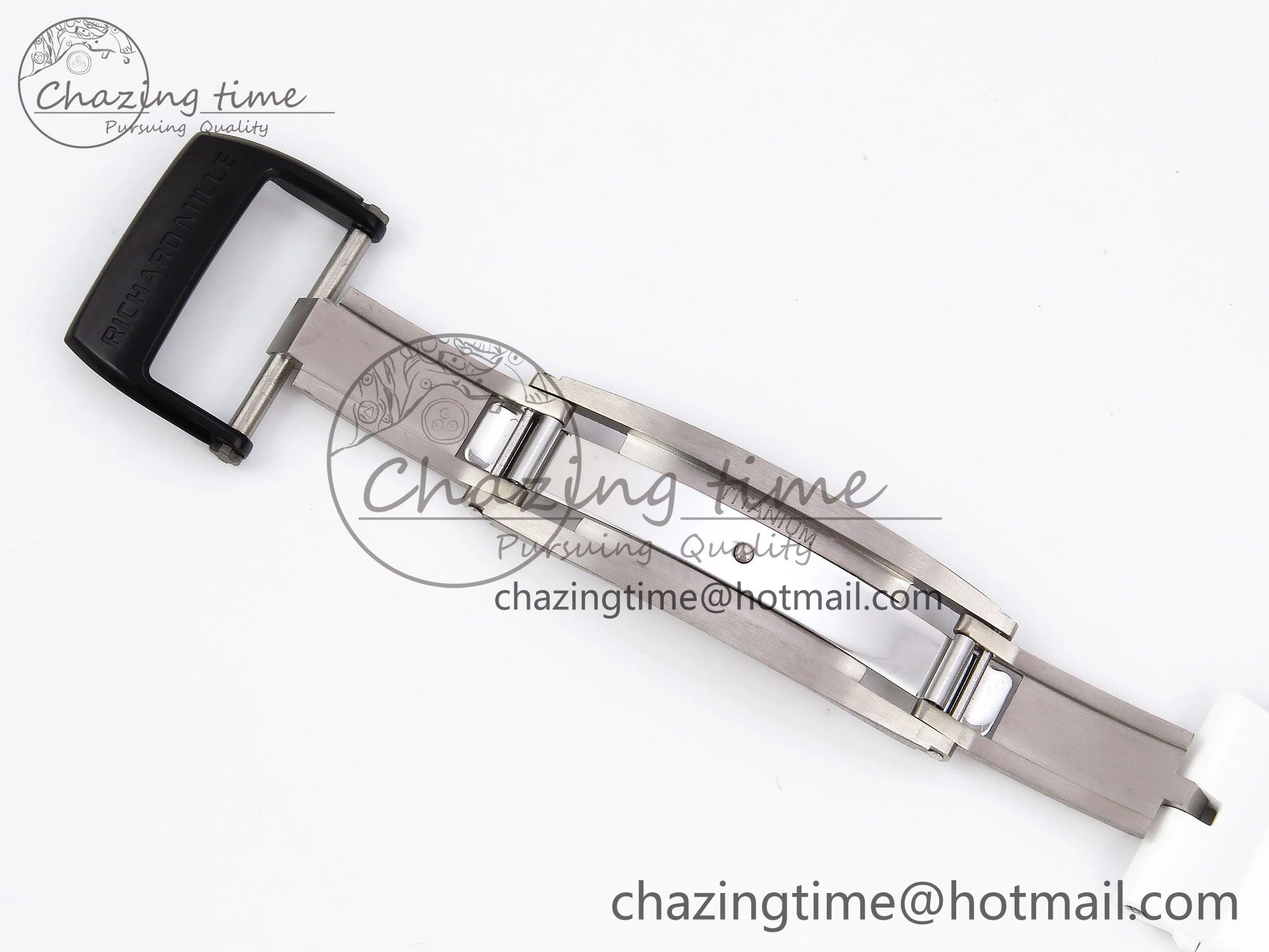 RM035-02 NTPT ZF 1:1 Best Edition Skeleton Dial on White Rubber Strap RMAL1 Super Clone V6