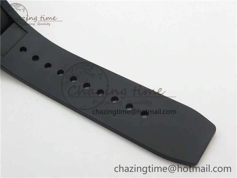 RM035-02 PSG KVF Best Edition Solid Caseback Skeleton Dial Blue on Black Rubber Strap MIYOTA8215 V3