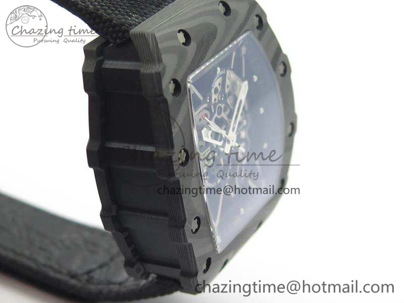 RM035-02 Rafael Nadal FC Caseback KVF Best Edition Skeleton Dial Red On Nylon Strap MIYOTA8215 V2