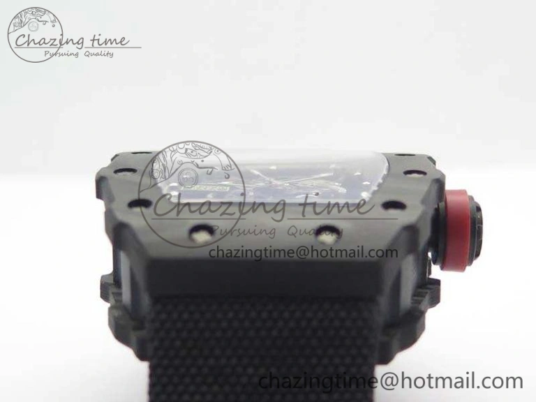 RM035-02 Rafael Nadal FC Caseback KVF Best Edition Skeleton Dial Red On Nylon Strap MIYOTA8215 V2