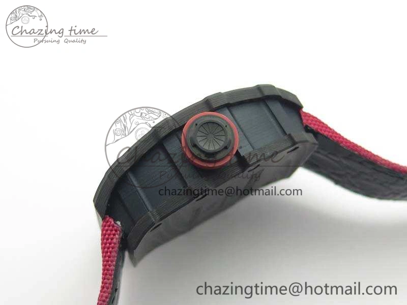RM035-02 Rafael Nadal FC Caseback KVF Best Edition Skeleton Dial Red On Red Nylon Strap MIYOTA8215 V2