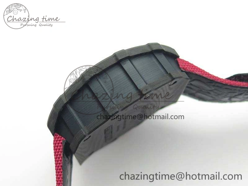 RM035-02 Rafael Nadal FC Caseback KVF Best Edition Skeleton Dial Red On Red Nylon Strap MIYOTA8215 V2