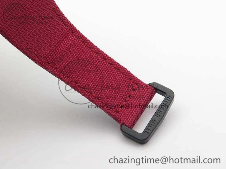 RM035-02 Rafael Nadal FC Caseback KVF Best Edition Skeleton Dial Red On Red Nylon Strap MIYOTA8215 V2