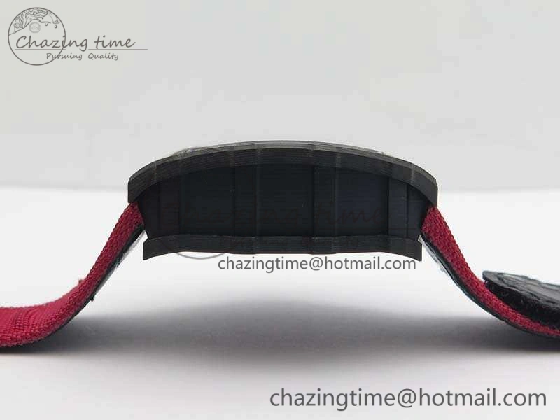 RM035-02 Rafael Nadal FC Caseback KVF Best Edition Skeleton Dial Red On Red Nylon Strap MIYOTA8215 V2