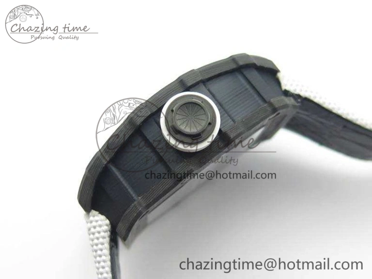 RM035-02 Rafael Nadal FC Caseback KVF Best Edition Skeleton Dial White On White Nylon Strap MIYOTA8215 V2