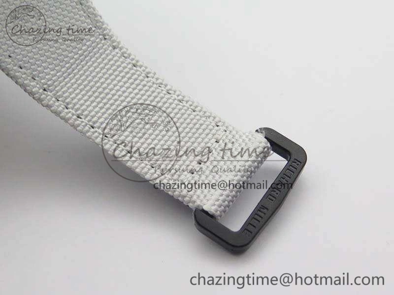 RM035-02 Rafael Nadal FC Caseback KVF Best Edition Skeleton Dial White On White Nylon Strap MIYOTA8215 V2