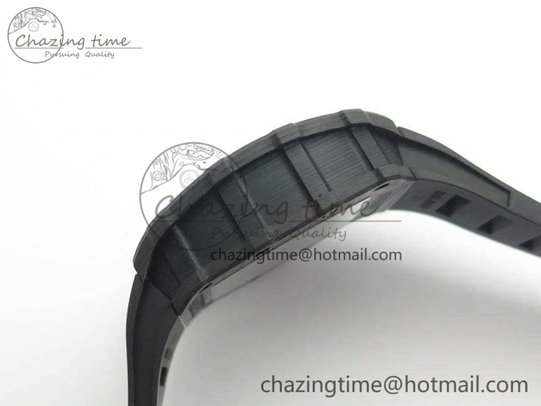 RM035-02 Rafael Nadal FC Ti Case KVF Best Edition Skeleton Dial Black On Rubber Strap MIYOTA8215 V2