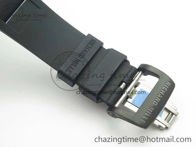 RM035-02 Rafael Nadal FC Ti Case KVF Best Edition Skeleton Dial Black On Rubber Strap MIYOTA8215 V2
