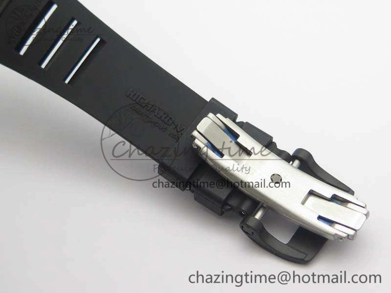 RM035-02 Rafael Nadal FC Ti Case KVF Best Edition Skeleton Dial Black On Rubber Strap MIYOTA8215 V2