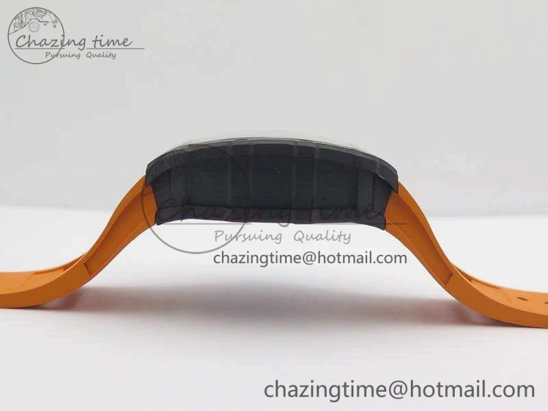 RM035-02 Rafael Nadal FC Ti Case KVF Best Edition Skeleton Dial Orange On Rubber Strap MIYOTA8215 V2