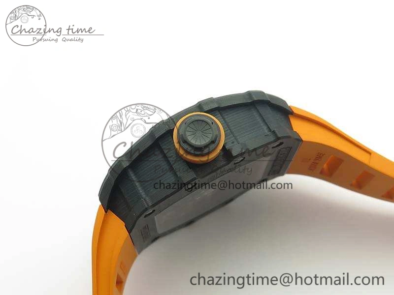 RM035-02 Rafael Nadal FC Ti Case KVF Best Edition Skeleton Dial Orange On Rubber Strap MIYOTA8215 V2