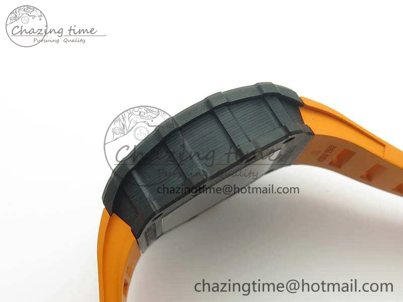 RM035-02 Rafael Nadal FC Ti Case KVF Best Edition Skeleton Dial Orange On Rubber Strap MIYOTA8215 V2