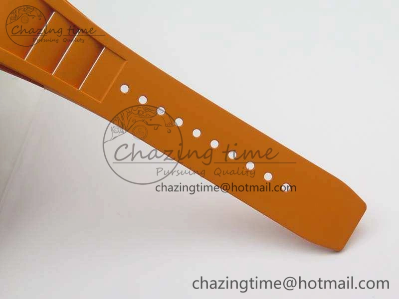 RM035-02 Rafael Nadal FC Ti Case KVF Best Edition Skeleton Dial Orange On Rubber Strap MIYOTA8215 V2