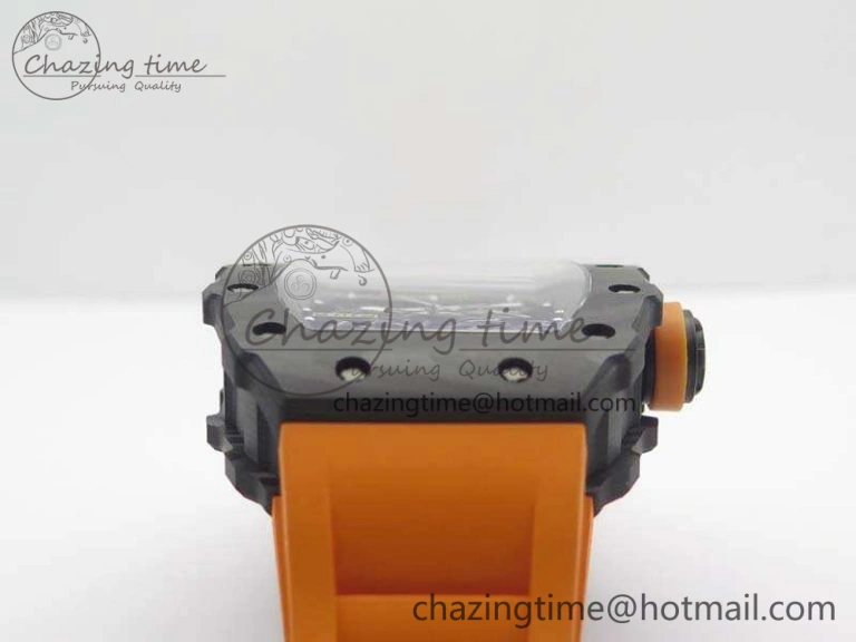 RM035-02 Rafael Nadal FC Ti Case KVF Best Edition Skeleton Dial Orange On Rubber Strap MIYOTA8215 V2