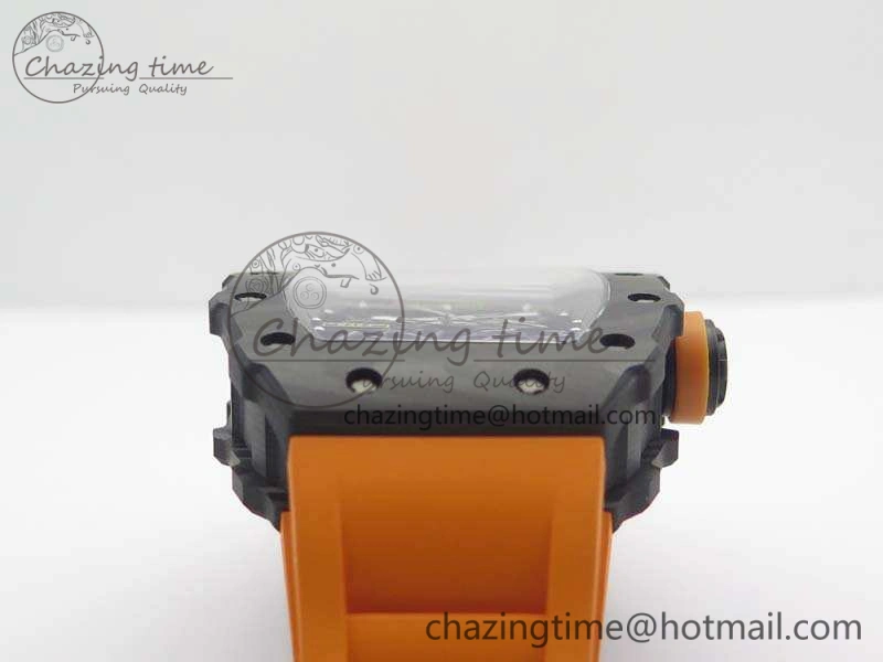 RM035-02 Rafael Nadal FC Ti Case KVF Best Edition Skeleton Dial Orange On Rubber Strap MIYOTA8215 V2