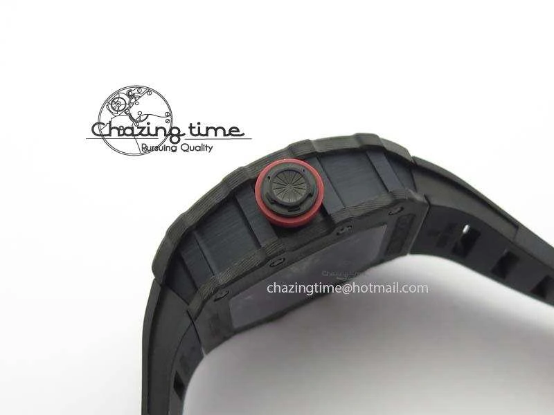 RM035-02 Rafael Nadal FC Ti Case KVF Best Edition Skeleton Dial Red On Black Rubber Strap MIYOTA8215