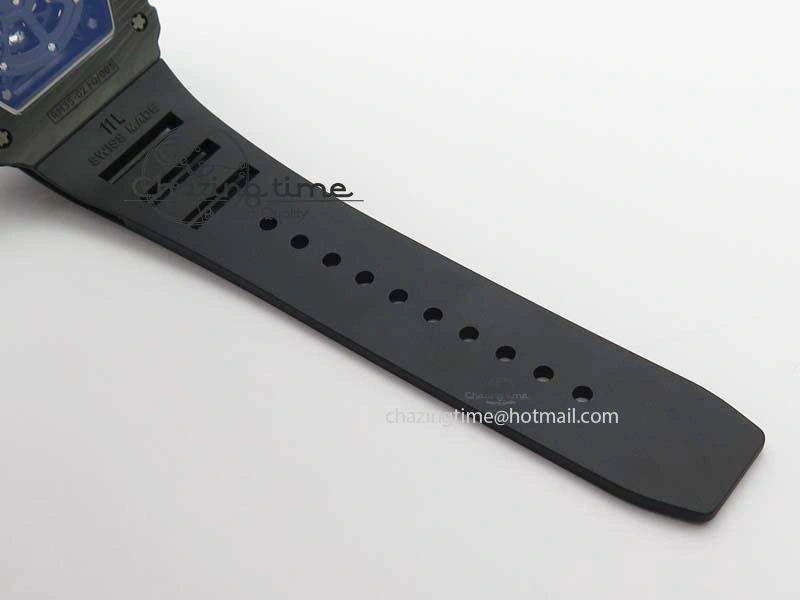 RM035-02 Rafael Nadal FC Ti Case KVF Best Edition Skeleton Dial Red On Black Rubber Strap MIYOTA8215