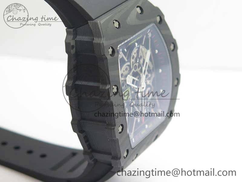 RM035-02 Rafael Nadal FC Ti Case KVF Best Edition Skeleton Dial Red On Rubber Strap MIYOTA8215 V2
