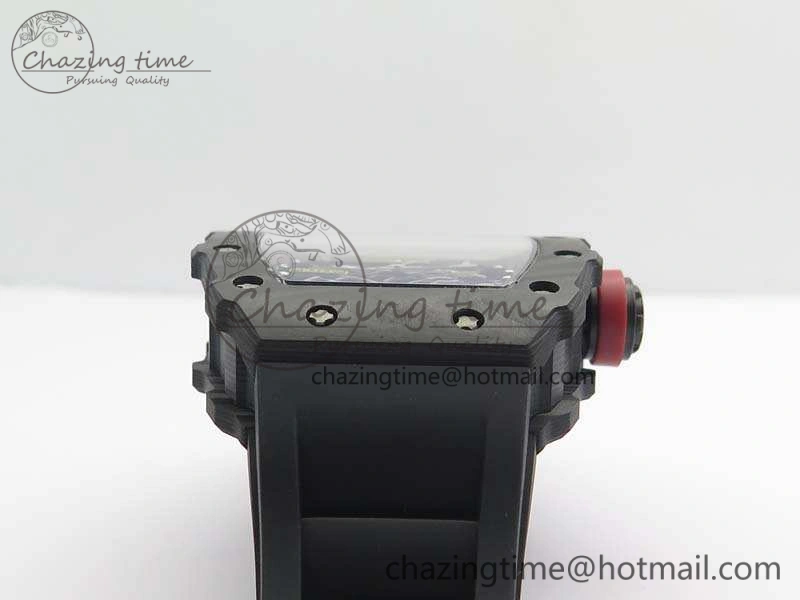 RM035-02 Rafael Nadal FC Ti Case KVF Best Edition Skeleton Dial Red On Rubber Strap MIYOTA8215 V2