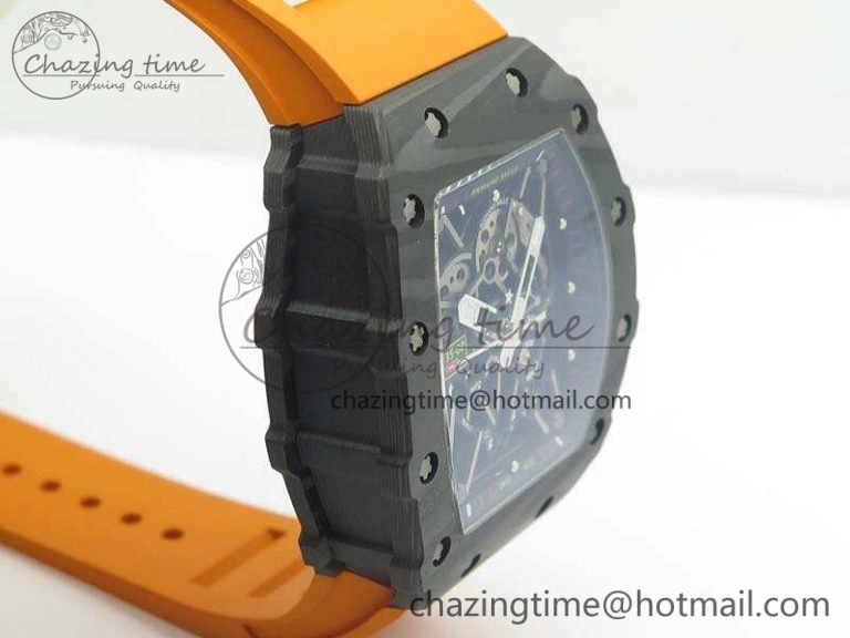 RM035-02 Rafael Nadal FC Ti Case KVF Best Edition Skeleton Dial Red On Rubber Strap MIYOTA8215 V2